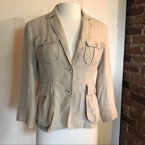 Spiegel Linen Jacket Size 8